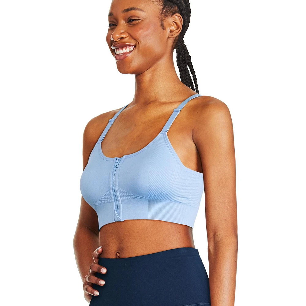 Athletic Works Women's Zipper Bra