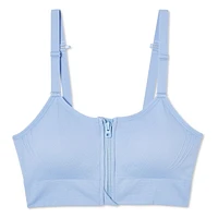 Athletic Works Women's Zipper Bra
