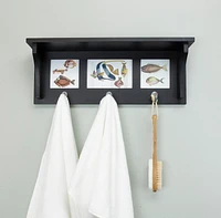 kieragrace Riley Collage Shelf, 3 Hooks