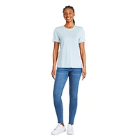 T-shirt à encolure ras du cou George pour femmes Tailles TP–TTG