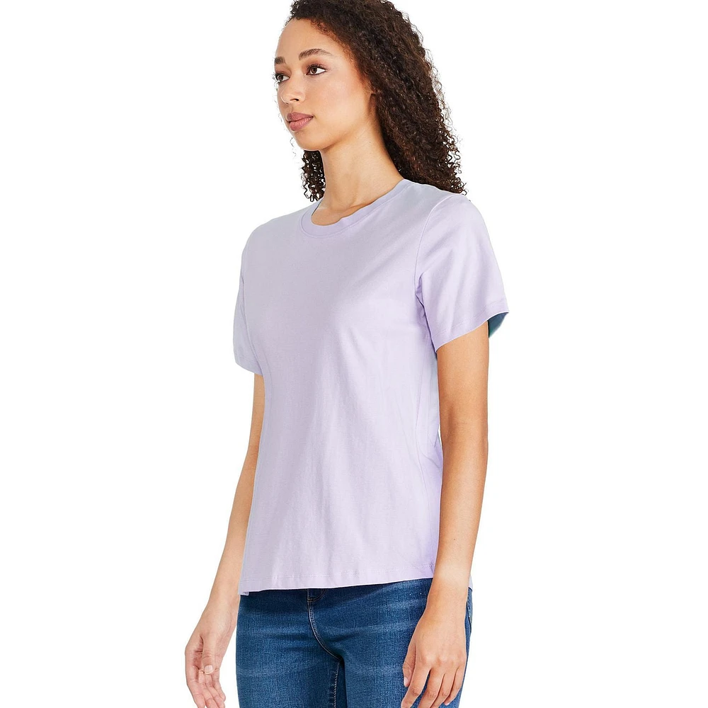 T-shirt à encolure ras du cou George pour femmes Tailles TP–TTG
