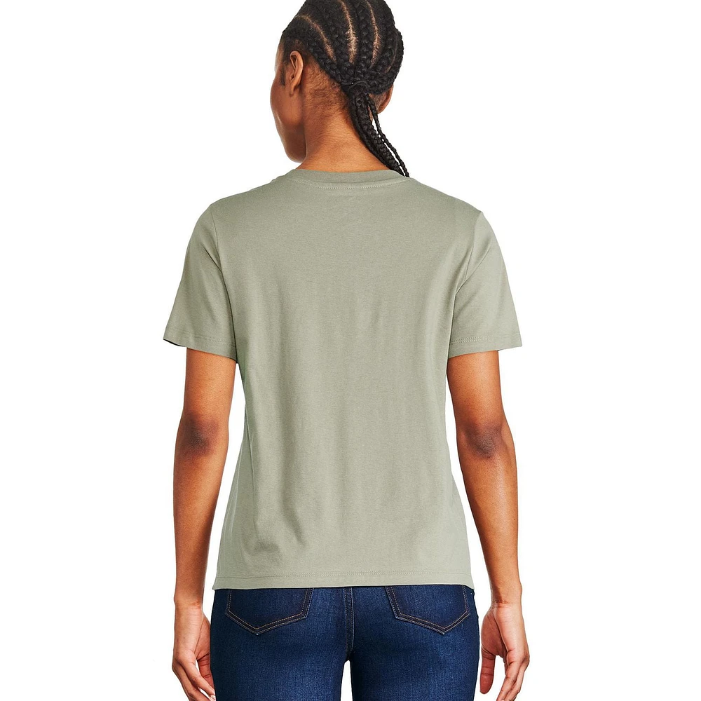 T-shirt à encolure ras du cou George pour femmes Tailles TP–TTG