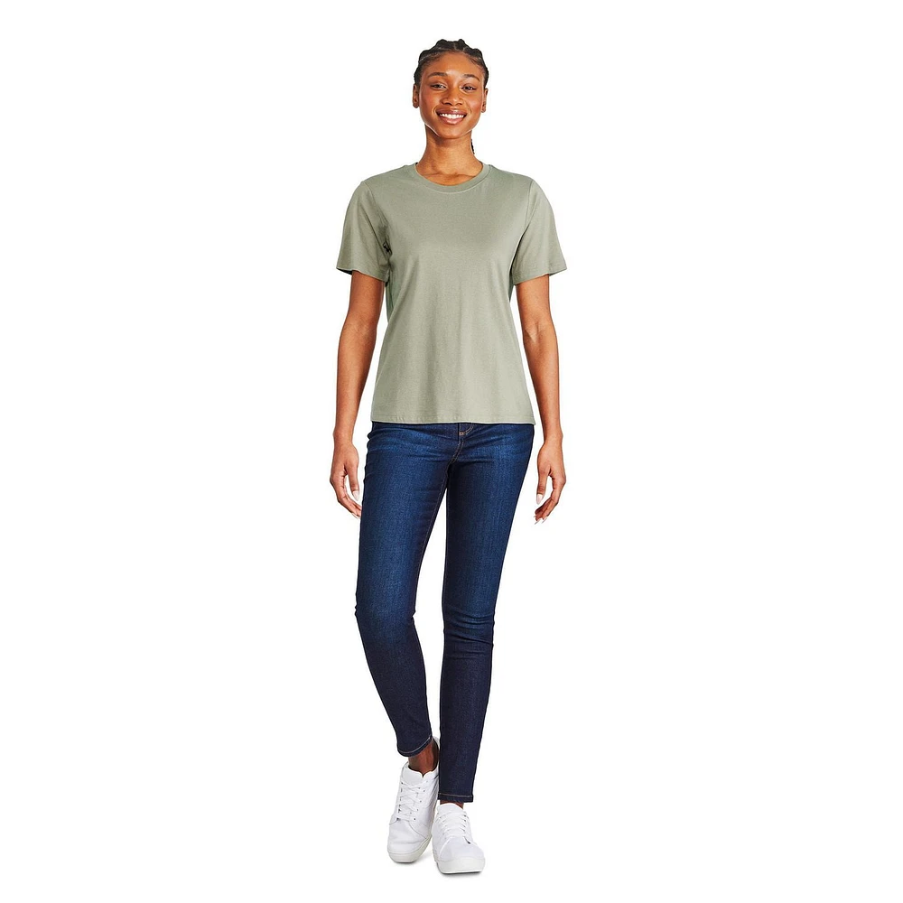 T-shirt à encolure ras du cou George pour femmes Tailles TP–TTG