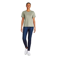 T-shirt à encolure ras du cou George pour femmes Tailles TP–TTG