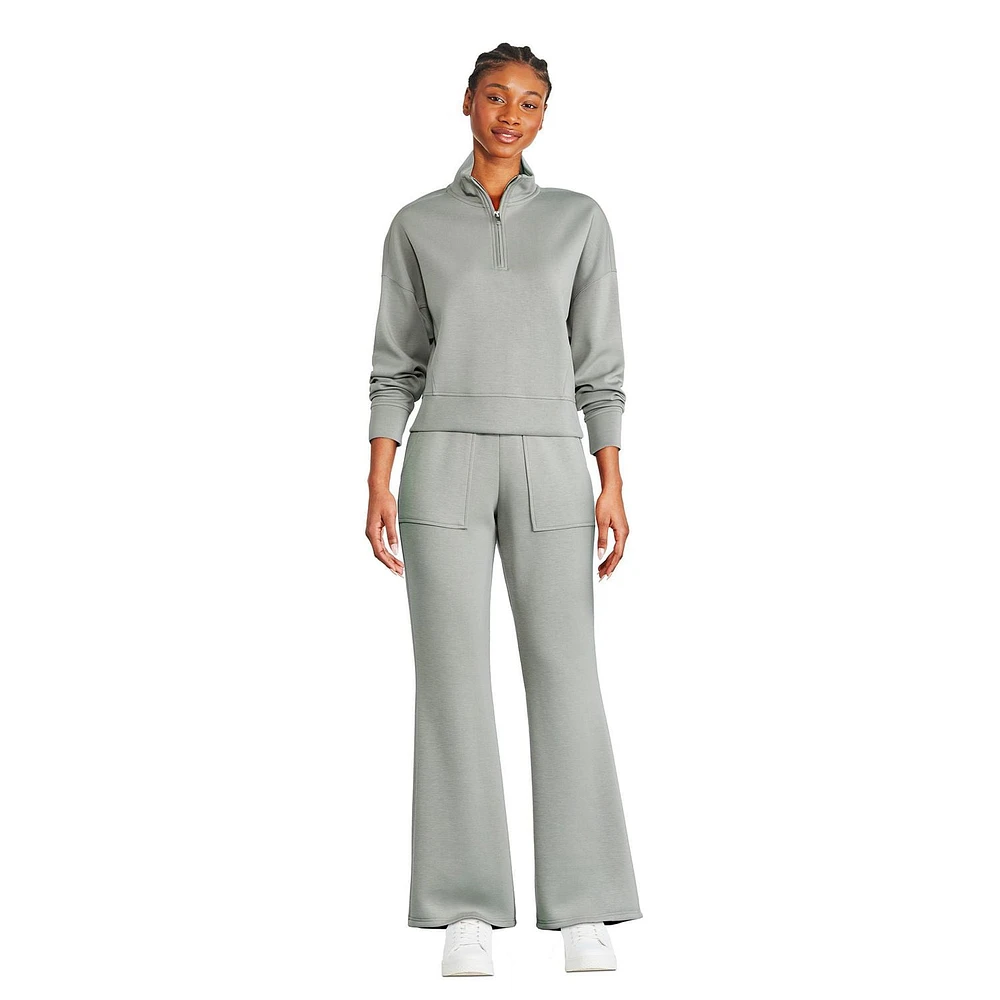 George Women's Half-Zip Scuba Popover, Sizes XS-XXL