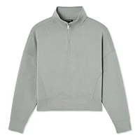 George Women's Half-Zip Scuba Popover, Sizes XS-XXL