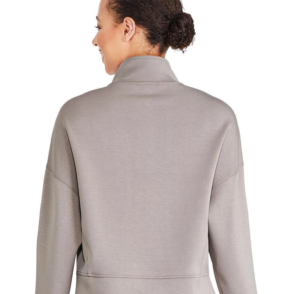 George Women's Half-Zip Scuba Popover