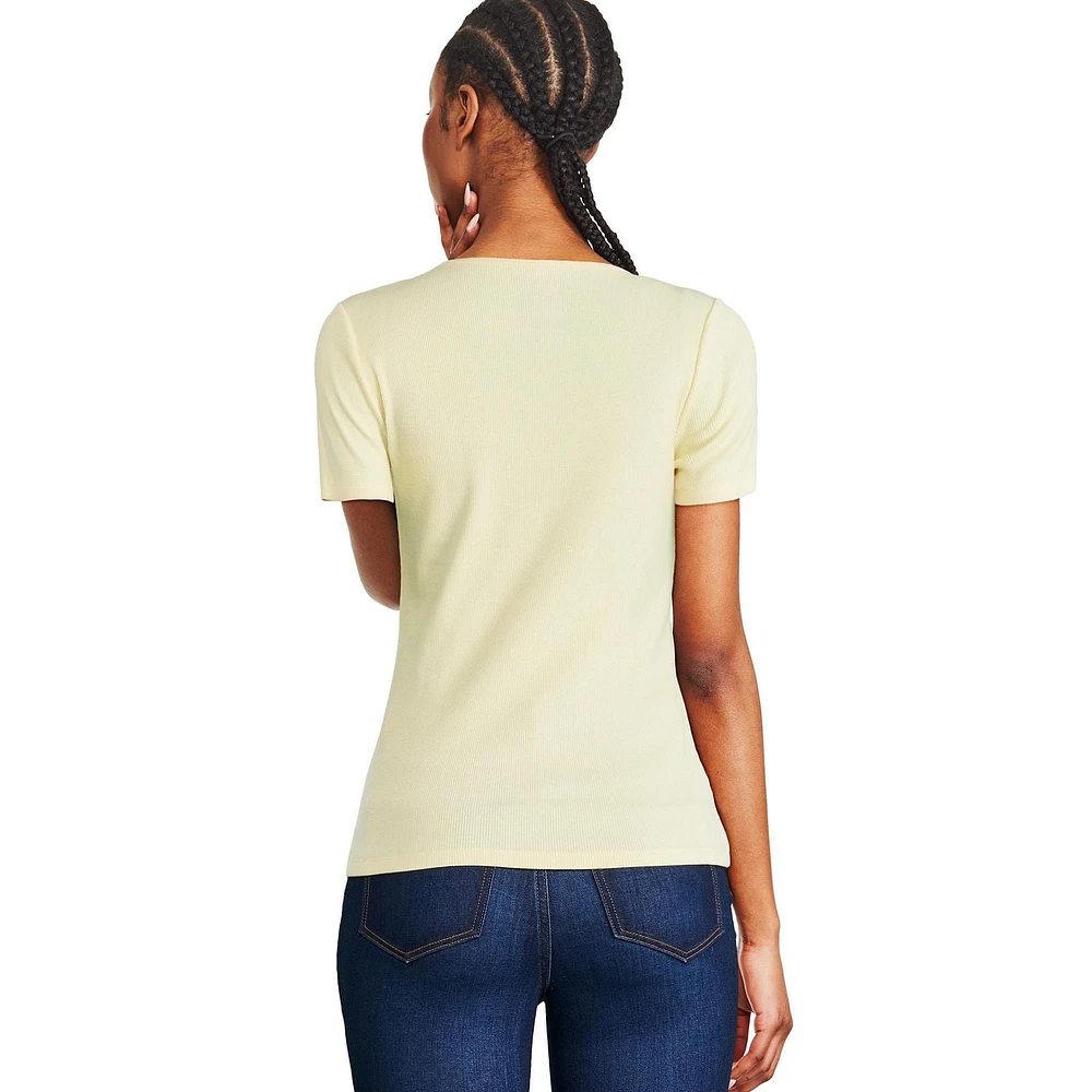 T-shirt à encolure ras du cou George pour femmes