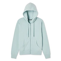 Haut à capuchon zippé sur la longueur George pour femmes Tailles TP–TTG