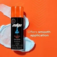 Edge Sensitive Skin Mens Shave Gel, Value Pack, 2 x 198g, 2 x 198 g