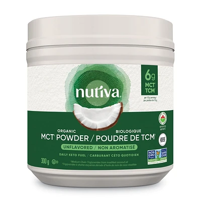 Nutiva Poudre d'Huile MCT Bio 300g Sans Saveur