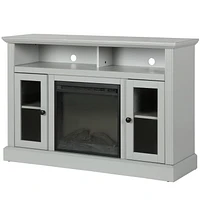 Chicago Electric Fireplace TV Console for TVs up to a 50", Dove Gray