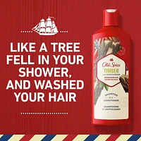 Old Spice Timber with Sandalwood 2in1 Shampoo and Conditioner for Men, 400 mL