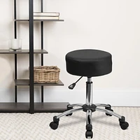 Medical Ergonomic Stool with Chrome Base