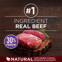Purina ONE Véritable Instinct Boeuf et Bison, Nourriture Sèche pour Chiens 6,8-12,4 kg