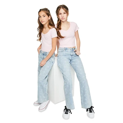 My Sister's Closet Girls' Wide Leg Jean