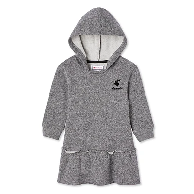Robe en molleton Canadiana pour petites filles