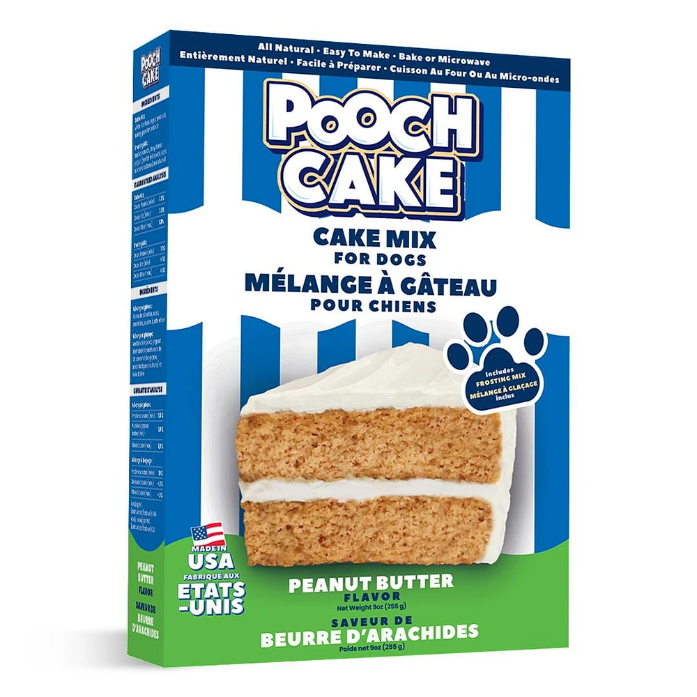 Pooch Cake Basic Starter Pack Plus - Peanut Butter Cake Mix and Peanut Butter Ice Cream Mix