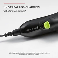 REMINGTON® UltraStyle Rechargeable Rotary Shaver, PR1320ADN, 40 Minutes of Cordless Runtime