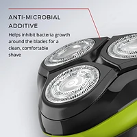 REMINGTON® UltraStyle Rechargeable Rotary Shaver, PR1320ADN, 40 Minutes of Cordless Runtime