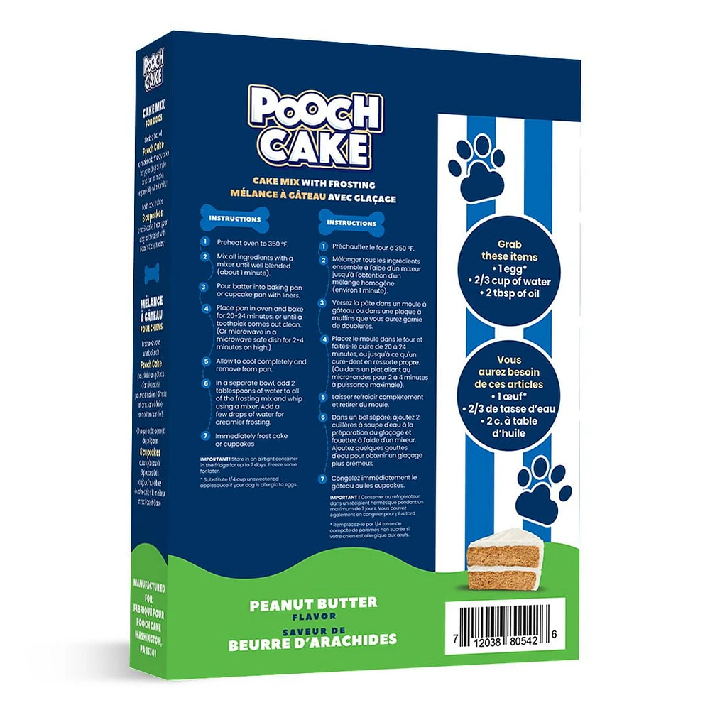 Pooch Cake Basic Starter Pack Plus - Peanut Butter Cake Mix and Peanut Butter Ice Cream Mix