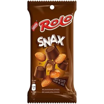 NESTLÉ® ROLO® Snax, Caramel-Filled Chocolatey Pieces Snack Mix