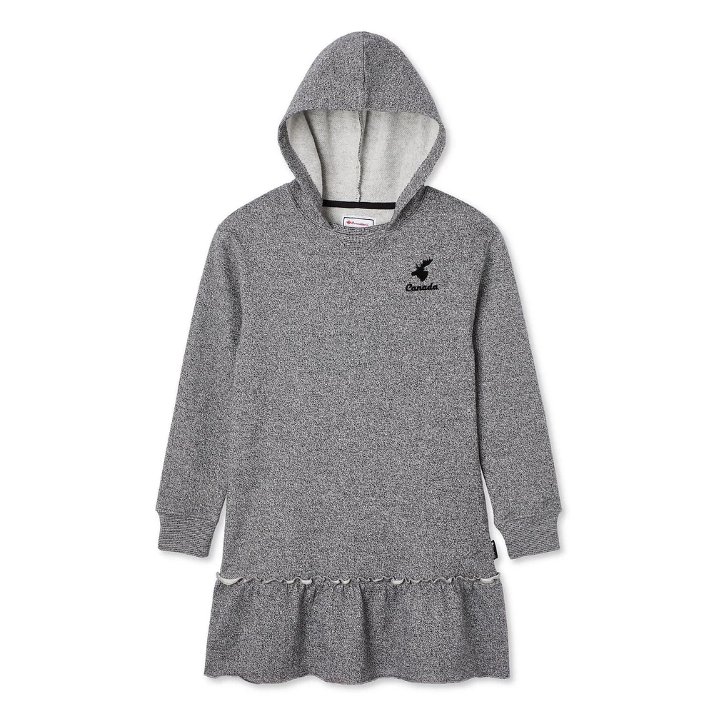 Robe en molleton Canadiana pour filles