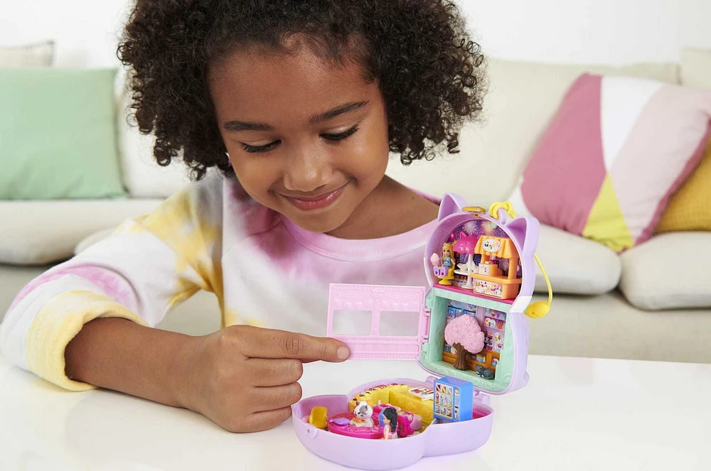 Polly Pocket Sushi Shop Cat Compact Playset