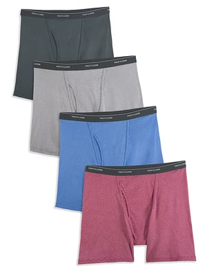 Fruit of the Loom Men's 4pk Short Leg Boxer Brief