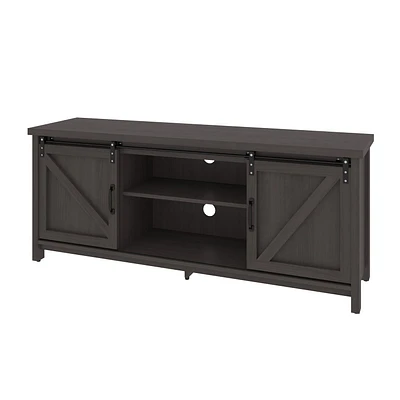 Bestar Isida 58W TV Stand in storm gray