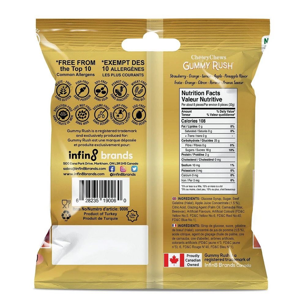 Gummy Rush - Gummy Bears 70g/2.46oz, Quantity - 70g/2.46oz