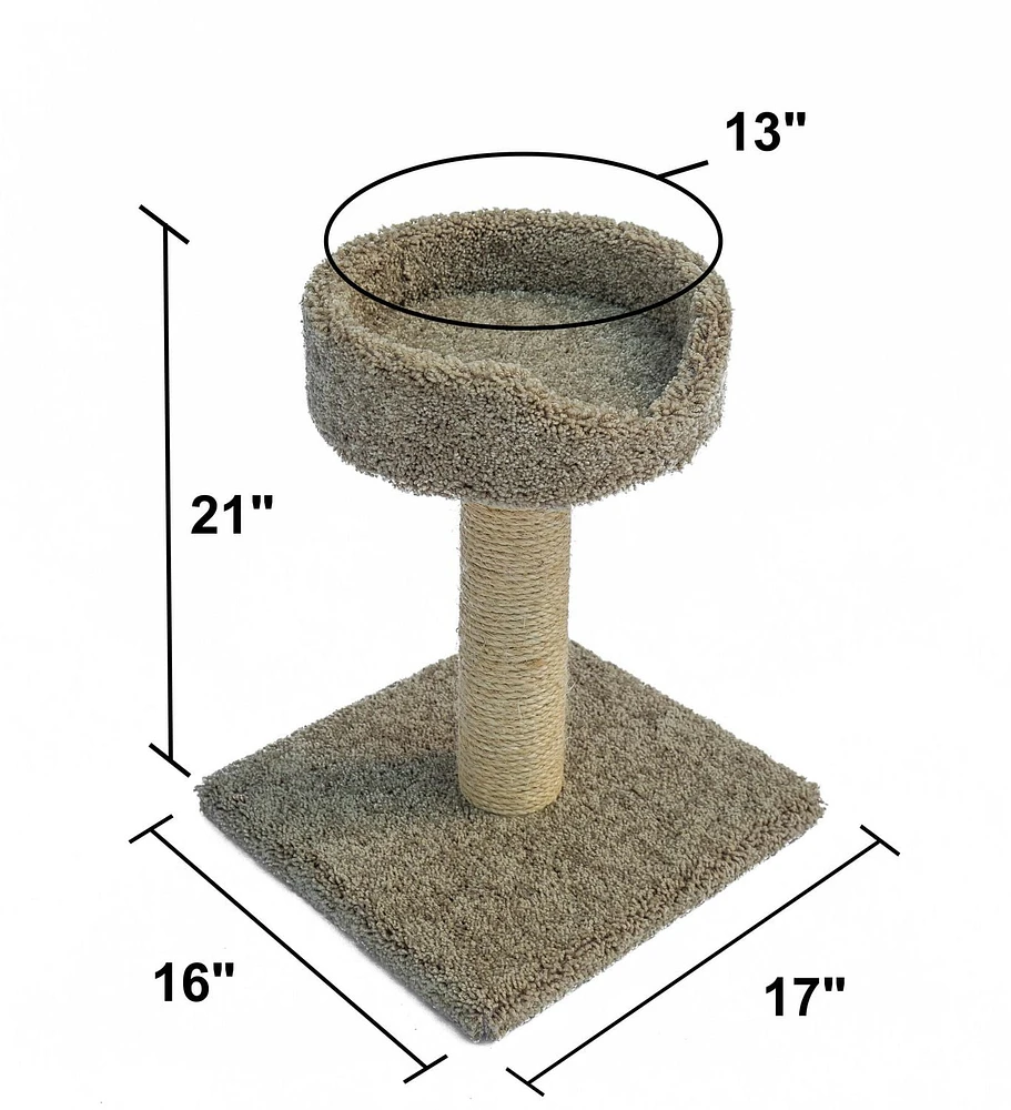 Sisal Scratch Post with Basket