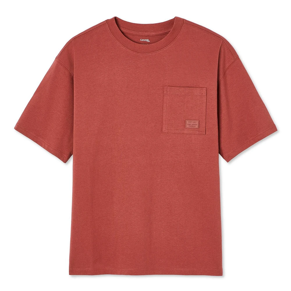 T-shirt surdimensionné avec poche George pour garçons