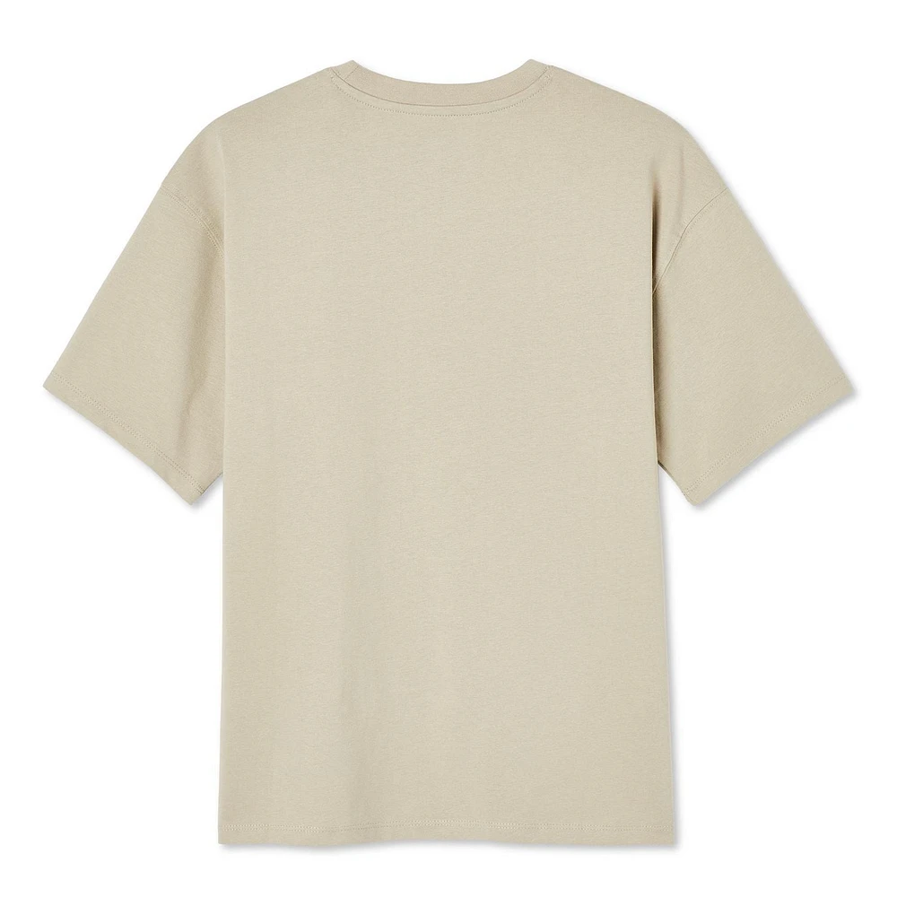 T-shirt surdimensionné avec poche George pour garçons Tailles TP–TG
