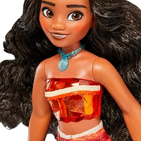 Disney Princess Royal Shimmer Moana Doll with Skirt and Accessories