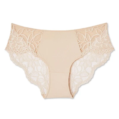 Lot de 2 petites culottes à taille basse en dentelle George pour femmes Tailles P-TG