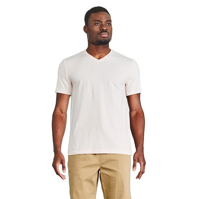 T-shirt extensible à encolure en V George pour hommes