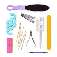 KISS Pedicure Kit - Professional - 15 Pieces, Professional quality.