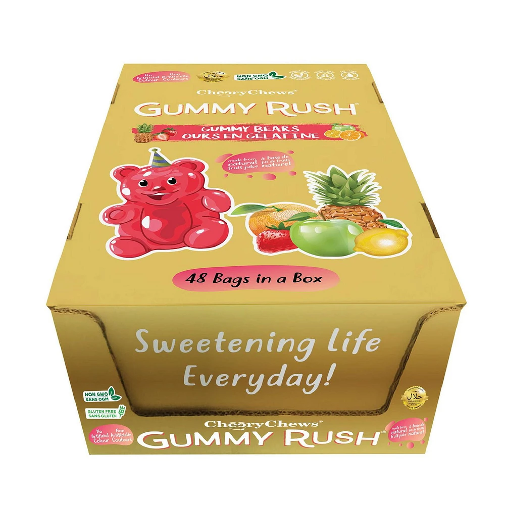 Gummy Rush - Gummy Bears 70g/2.46oz, Quantity - 70g/2.46oz