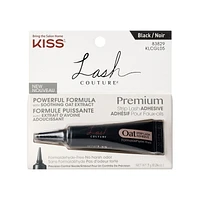 KISS Lash Couture Strip Lash Adhesive - Premium - Black (0.24 Oz), Super strong hold.