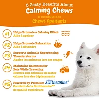 Zesty Paws Calming Turkey Daily Soft Chews Dog Supplement, 60 Soft Chews