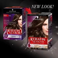 Schwarzkopf Keratin Color Permanent Hair Color Cream, 1 Pack/60 ml