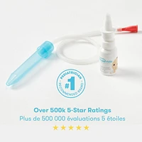 Frida Baby - NoseFrida Saline Snot Spray Spray nasal salin pour adoucir les voies nasales à utiliser avant NoseFrida The SnotSucker 20 ml