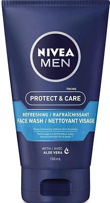 NIVEA MEN Protect & Care Nettoyant visage rafraîchissant 150 ml