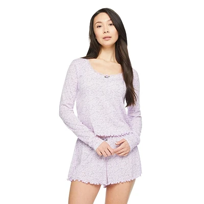 No Boundaries Women's Pajama 2-Piece Set, Sizes XS-XXL