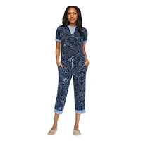 Pyjama 2 pièces Iyla pour femmes Tailles TP–TTG