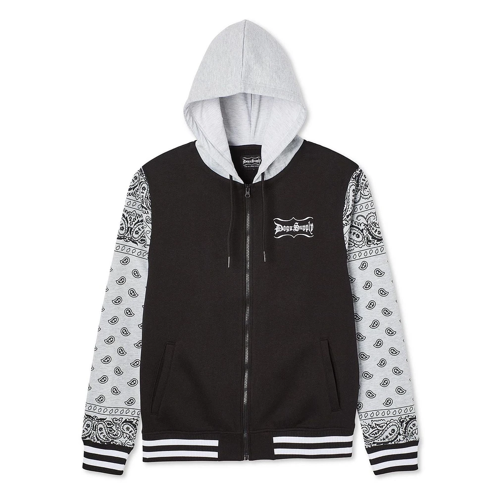Dogg Supply Men's Hooded Varsity Jacket