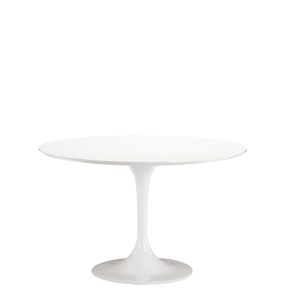 Heavenly Collection White 39" Dining Table