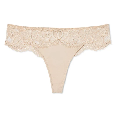 George Women's Lace Thong 2-Pack, Sizes S-XL