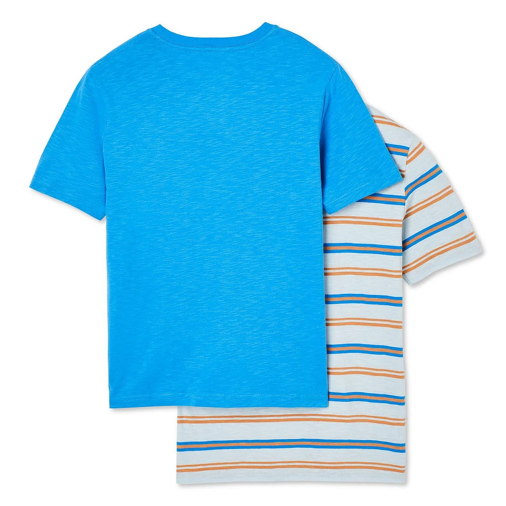 George Boys' Crew Neckline Tee 2-Pack, Sizes XS-XL